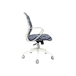 The Raynor Group Elizabeth Sutton Gramercy Fabric Swivel Task Chair, White Grayscale Echo Silver (K-ESGR-WHT-ECHO-SIL) -Cheap The Flex Chair Store unnamed file 5808