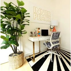 The Raynor Group Elizabeth Sutton Gramercy Fabric Swivel Task Chair, White Grayscale Echo Silver (K-ESGR-WHT-ECHO-SIL) -Cheap The Flex Chair Store unnamed file 5810