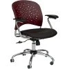 SAFCO® Reve™ Task Chair Round Plastic Wood Back; Mahogany -Cheap The Flex Chair Store unnamed file 5824
