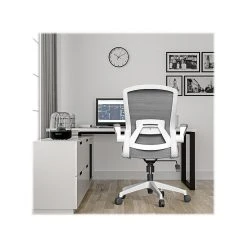 RAYNOR GROUP ION Fabric Task Chair, Gray/White (ION-WH-GRY) 12 RAYNOR GROUP ION Fabric Task Chair, Gray/White (ION-WH-GRY) -Cheap The Flex Chair Store unnamed file 5837