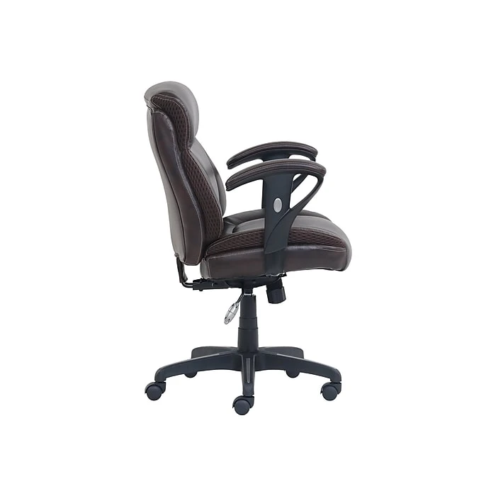 Dormeo Bonded Leather Task Chair, Brown (51451) 5 Dormeo Bonded Leather Task Chair, Brown (51451) - Image 3