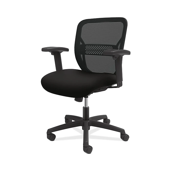 HON Gateway Fabric/Mesh Mid-Back Task Chair, Black 7 HON Gateway Fabric/Mesh Mid-Back Task Chair, Black - Image 5