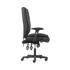 Sadie High-Back Task Chair, Height Adjustable Arms, Height Adjustable Back, Black Leather (BSXVST331) -Cheap The Flex Chair Store unnamed file 5953