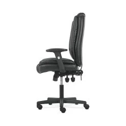 Sadie High-Back Task Chair, Height Adjustable Arms, Height Adjustable Back, Black Leather (BSXVST331) -Cheap The Flex Chair Store unnamed file 5954
