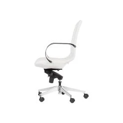 Gry Mattr Capsule Ergonomic Faux Leather Swivel Task Chair, White (GMCC-00852) -Cheap The Flex Chair Store unnamed file 5959