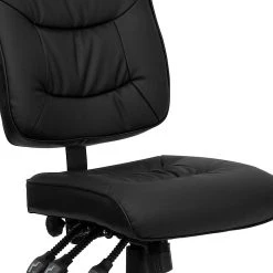 Flash Furniture Mid Back Leather Multi-Functional Task Chair, Black 18 Flash Furniture Mid Back Leather Multi-Functional Task Chair, Black -Cheap The Flex Chair Store unnamed file 5985