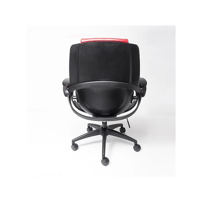 ALL33 BackStrong C1 Ergonomic Vegan Leather Swivel Task Chair, Red/Black (BS-BRE-50507) 6 ALL33 BackStrong C1 Ergonomic Vegan Leather Swivel Task Chair, Red/Black (BS-BRE-50507) - Image 4