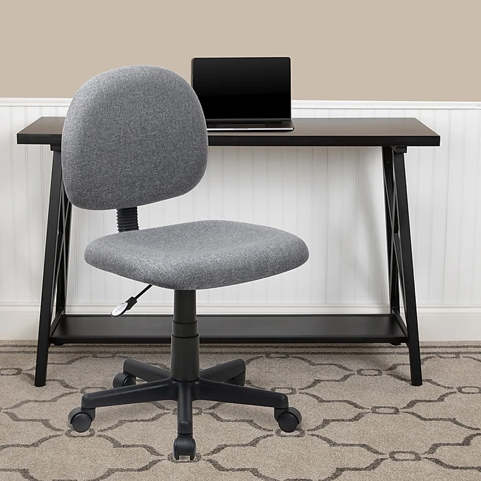 Flash Furniture 31" - 37 1/2" Fabric Ergonomic Task Chairs (BT660GY) 4 Flash Furniture 31" - 37 1/2" Fabric Ergonomic Task Chairs (BT660GY) - Image 2