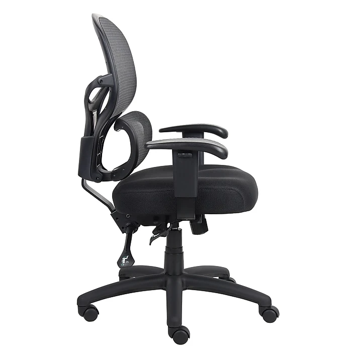Boss Multi-Function Mesh Task Chair, Black (B6338) 4 Boss Multi-Function Mesh Task Chair, Black (B6338) - Image 2