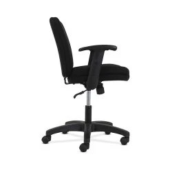 HON Contemporary Low-Back Task Chair, Swivel-Tilt Control, Height-Adjustable Arms, Black Fabric -Cheap The Flex Chair Store unnamed file 6090