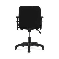 HON Contemporary Low-Back Task Chair, Swivel-Tilt Control, Height-Adjustable Arms, Black Fabric -Cheap The Flex Chair Store unnamed file 6092