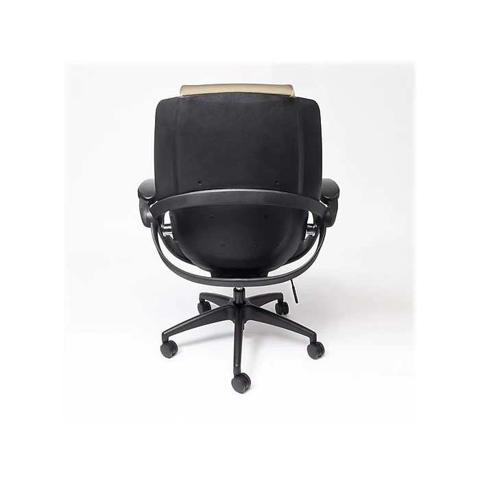ALL33 BackStrong C1 Ergonomic Vegan Leather Swivel Task Chair, Tan/Black (BS-BTE-50506) 6 ALL33 BackStrong C1 Ergonomic Vegan Leather Swivel Task Chair, Tan/Black (BS-BTE-50506) - Image 4