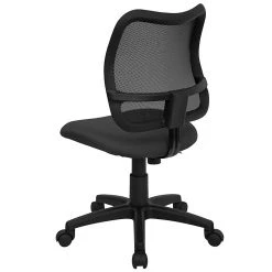 Flash Furniture Mesh Task Chair With Fabric Seat, Gray -Cheap The Flex Chair Store unnamed file 6108