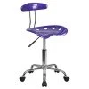 Flash Furniture Chrome Low Back Computer Task Chair With Tractor Seat, Vibrant Violet -Cheap The Flex Chair Store unnamed file 612