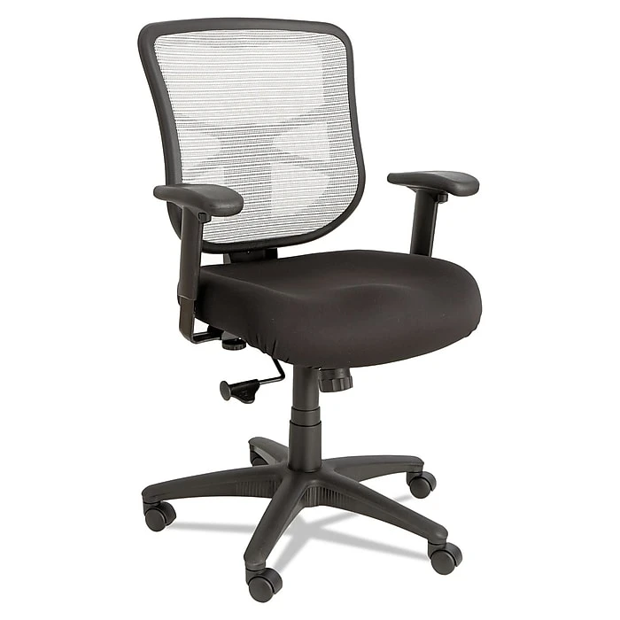 Alera® Elusion Mid-Back Mesh Task Chair, White 3 Alera® Elusion Mid-Back Mesh Task Chair, White