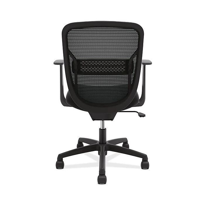 HON Gateway Task Chair, Mid-Back, Swivel-Tilt, Fixed Arms, Black Fabric And Mesh (HONGVFMZ1ACCF1G) 5 HON Gateway Task Chair, Mid-Back, Swivel-Tilt, Fixed Arms, Black Fabric And Mesh (HONGVFMZ1ACCF1G) - Image 3