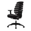 Eurotech FLX500-BLKOP Fx2 Open Back Fabric Task Chair, Adjustable Arm, Black -Cheap The Flex Chair Store unnamed file 6193