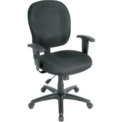 Raynor Eurotech Fabric Racer ST Task Chair, Charcoal