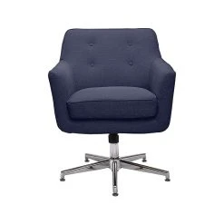 Serta Style Ashland Fabric Swivel Computer And Desk Chair, Blue (47140A)