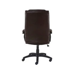 Staples Kelburne Luxura Faux Leather Computer And Desk Chair, Brown (50870) -Cheap The Flex Chair Store unnamed file 71