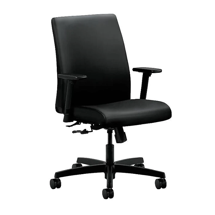HON® Ignition® Low-Back Office/Computer Chair, Contourett Polyurethane Black Fabric 3 HON® Ignition® Low-Back Office/Computer Chair, Contourett Polyurethane Black Fabric