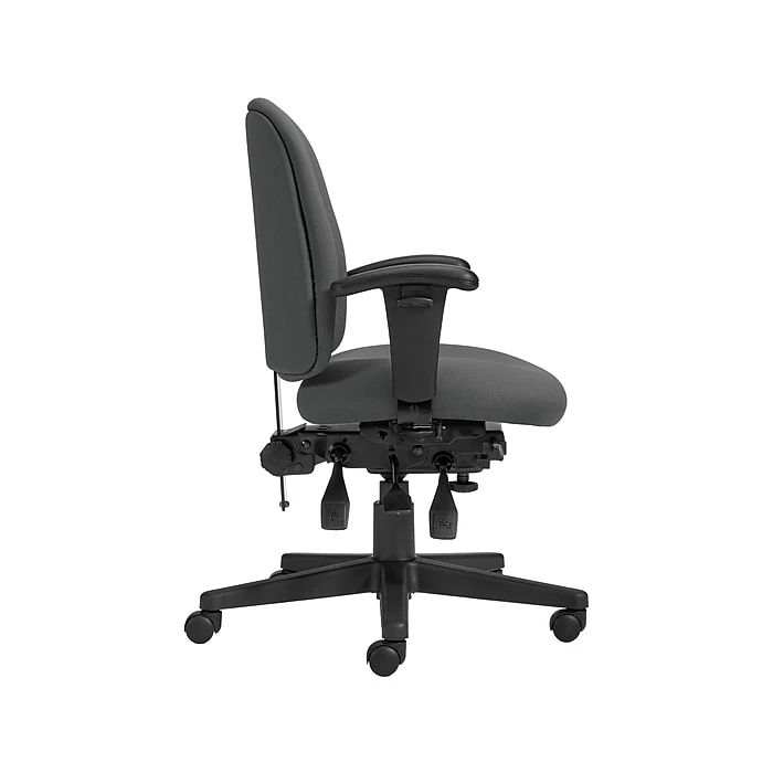 Global Granada Fabric Computer And Desk Chair, Gray (32123NBKWA50) 5 Global Granada Fabric Computer And Desk Chair, Gray (32123NBKWA50) - Image 3