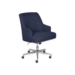 Serta Style Leighton Fabric Fabric Swivel Computer And Desk Chair, Blue (47925A) -Cheap The Flex Chair Store unnamed file 776