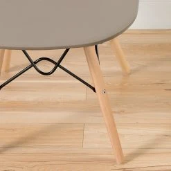 South Shore Annexe Eiffel Style Office Chair, Clear And Gray, Armless (100276) -Cheap The Flex Chair Store unnamed file 807