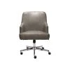 Serta Style Leighton Faux Leather Swivel Home Office Chair, Gray (47925G) -Cheap The Flex Chair Store unnamed file 869