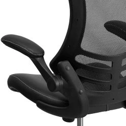 Flash Furniture Mesh Back Faux Leather Computer And Desk Chair, Black (BLX5MLEA) -Cheap The Flex Chair Store unnamed file 88