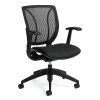 Global Roma Quilt Fabric Mesh Medium Back Computer Chair With Arms, Silver -Cheap The Flex Chair Store unnamed file 947